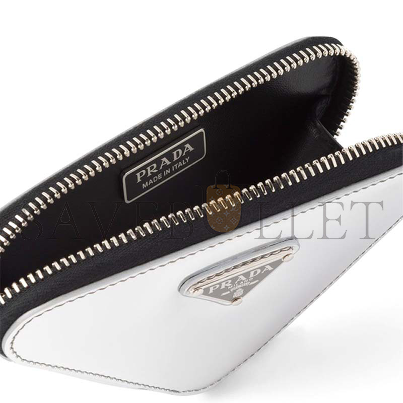 PRADA GLOSSY LEATHER MINI CLUTCH 1NR005 (13*9*2cm) 